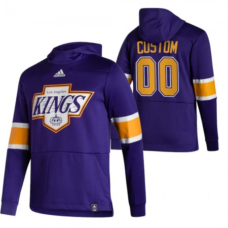 Herren Eishockey Los Angeles Kings Custom 2020-21 Reverse Retro Pullover Hooded Sweatshirt